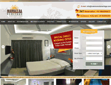 Tablet Screenshot of hotelmamallaheritage.com